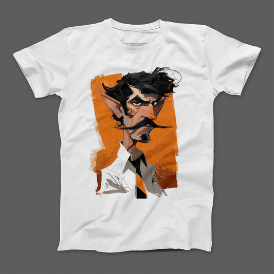 Artistic Graphic Character Print Casual T-Shirt