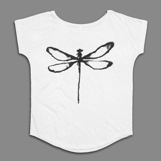 Dragonfly Graphic Women's Loose Fit T-Shirt
