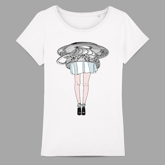Unique Artistic T-shirt with Creative Illustrated Design