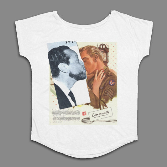 Vintage Military and Romance Graphic Tee