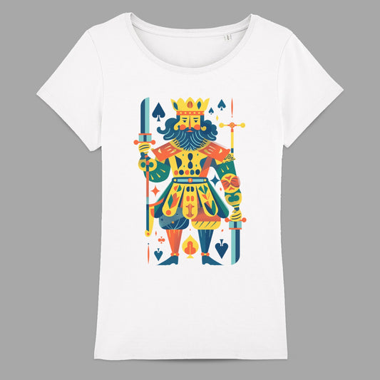 Vibrant King of Spades Graphic T-Shirt