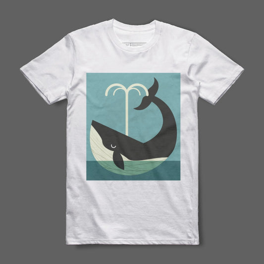 Whale Graphic T-Shirt with Unique Whale Illustration