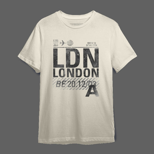 Fashionable LDN London Graphic Print Clothing Item