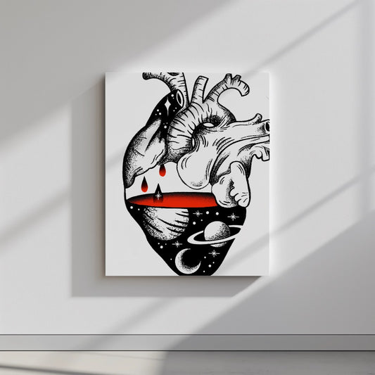 Quadro canvas univheart