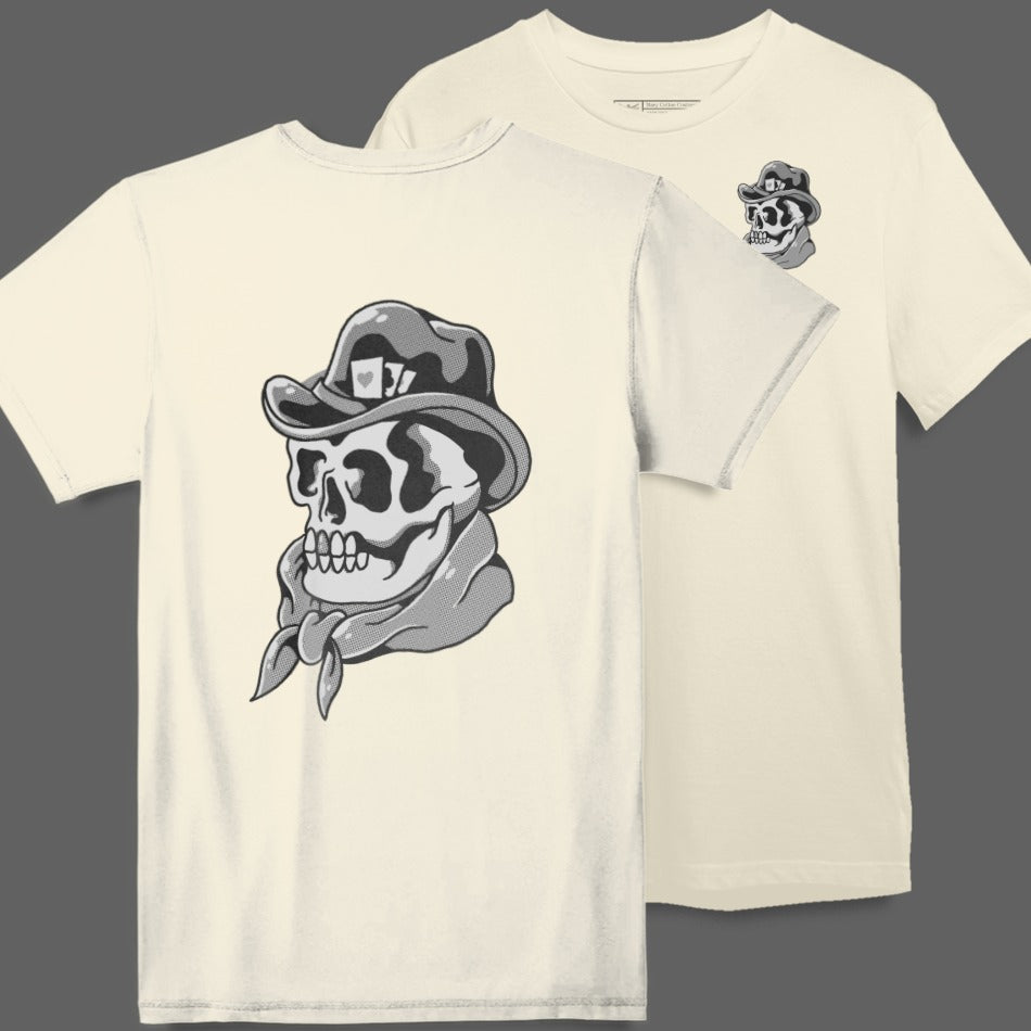Cowboy Skull Graphic Tee with Unique Artwork Product