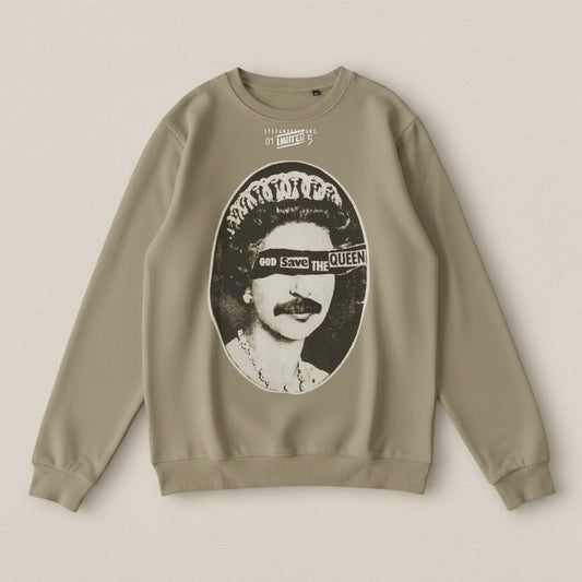 God Save the Queen Graphic Sweatshirt Fashion Apparel