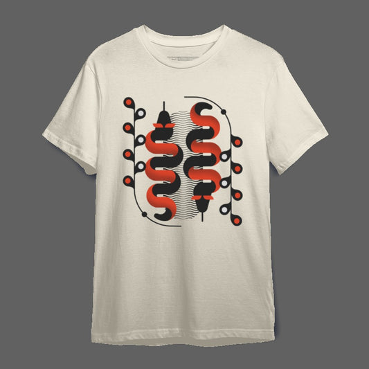 Abstract Geometric Graphic Design T-shirt