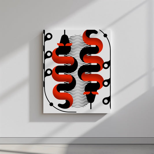 Quadro canvas twinsnake