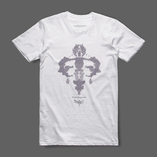 Rorschach Inkblot Design White Psychodiagnostik Shirt